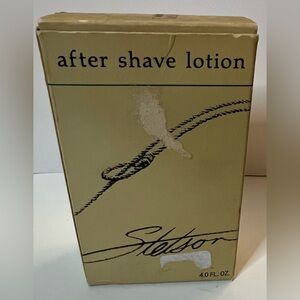 Vintage Stetson After Shave Lotion in Cream Box 4 oz